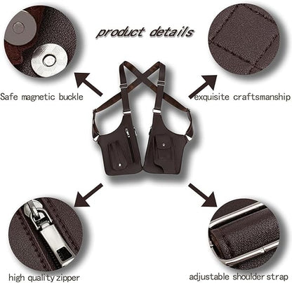 Unisex, Anti-Theft Concealed Underarm Shoulder Bag